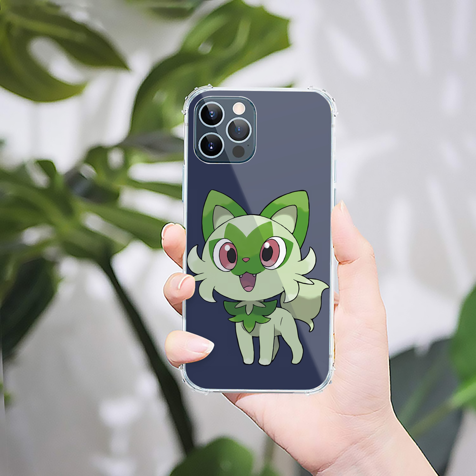（画像用） ポケットモンスター Pokémon 【iPhone 12シリーズ対応】透明スマホケース（クリアソフトケース）